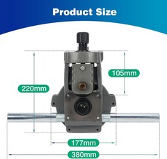 2in1 Pipe Roll Groover Grooving Machine For RIDGID 25638 Model 975 1-1/4&Prime; to 6&Prime;