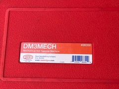 Reed Mfg Hot Tapping Machine Kit Dm3Mech 08350 W/Hard Case