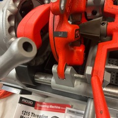 Ridgid 1215 Pipe Threader 61142 Unused Excellent Condition With Dies!