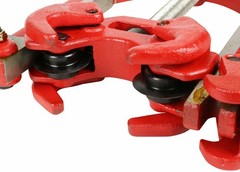Toledo Pipe H4S 2&Prime;-4&Prime; Hinged Pipe Cutter fit RIDGID&reg; REED&reg; Wheels w Extra Wheels