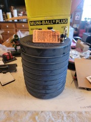 Cherne 262-110 Test Ball Plug, Pneumatic, 10 In, Rubber. New, FreeShipL48