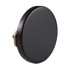 Westbrass Mushroom Tip-Toe Tub Trim Set with Floating Faceplate, Matte Black,&hellip;