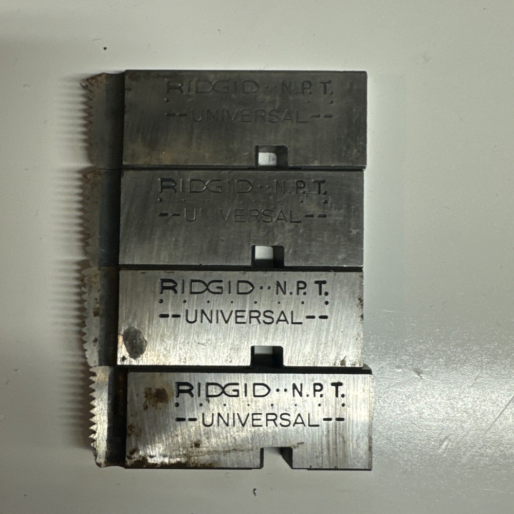 RIDGID 47750 1&Prime; TO 2&Prime; NPT UNIVERSAL DIES ALLOY