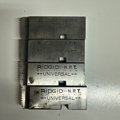 RIDGID 47750 1&Prime; TO 2&Prime; NPT UNIVERSAL DIES ALLOY