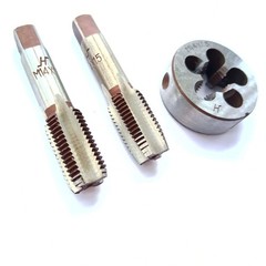 M14x1.5 Metric Hand Thread Tap Die Set 1.5mm Pitch Right Hand Hardware C