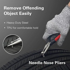 Universal Tire Repair Kit Heavy Duty Car Emergency Tool Kit for Flat Tire Pun&hellip;