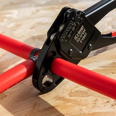 Combo Angle Head Pex Pipe Plumbing Crimping Tool for Copper Crimp Jaw Sets 1/2&Prime;