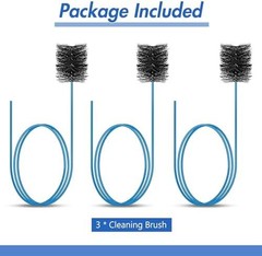 3 Pcs Condensate Trap Flexible Drain Brush, 48 Inch AC Drain Line Cleaning Br&hellip;