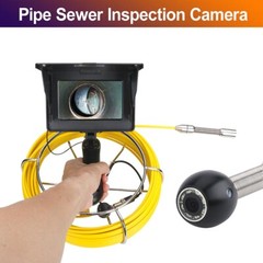 Drain Sewer Camera Pipe Inspection Camera 1200TVL 17mm IP68 30M 5inch Handheld