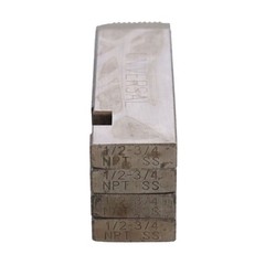 Steel Dragon Tools&reg; 47745 1/2&Prime;-3/4&Prime; Alloy RH NPT Pipe Dies fits RIDGID&reg; 811A