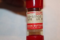 UNION BUTTERFIELD 10-10532 HSS HAND TAP &ndash; 3/8-18 NPTF PIP &ndash; 2 5/8&Prime; OAL &ndash; NEW