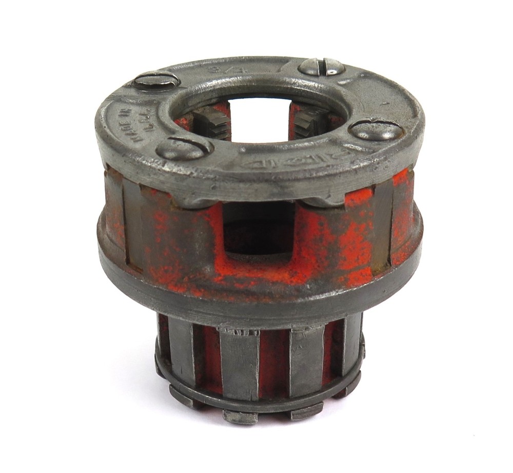 Ridgid 00R Pipe Threader Die Head w/ 3/4&Prime; NPT Dies