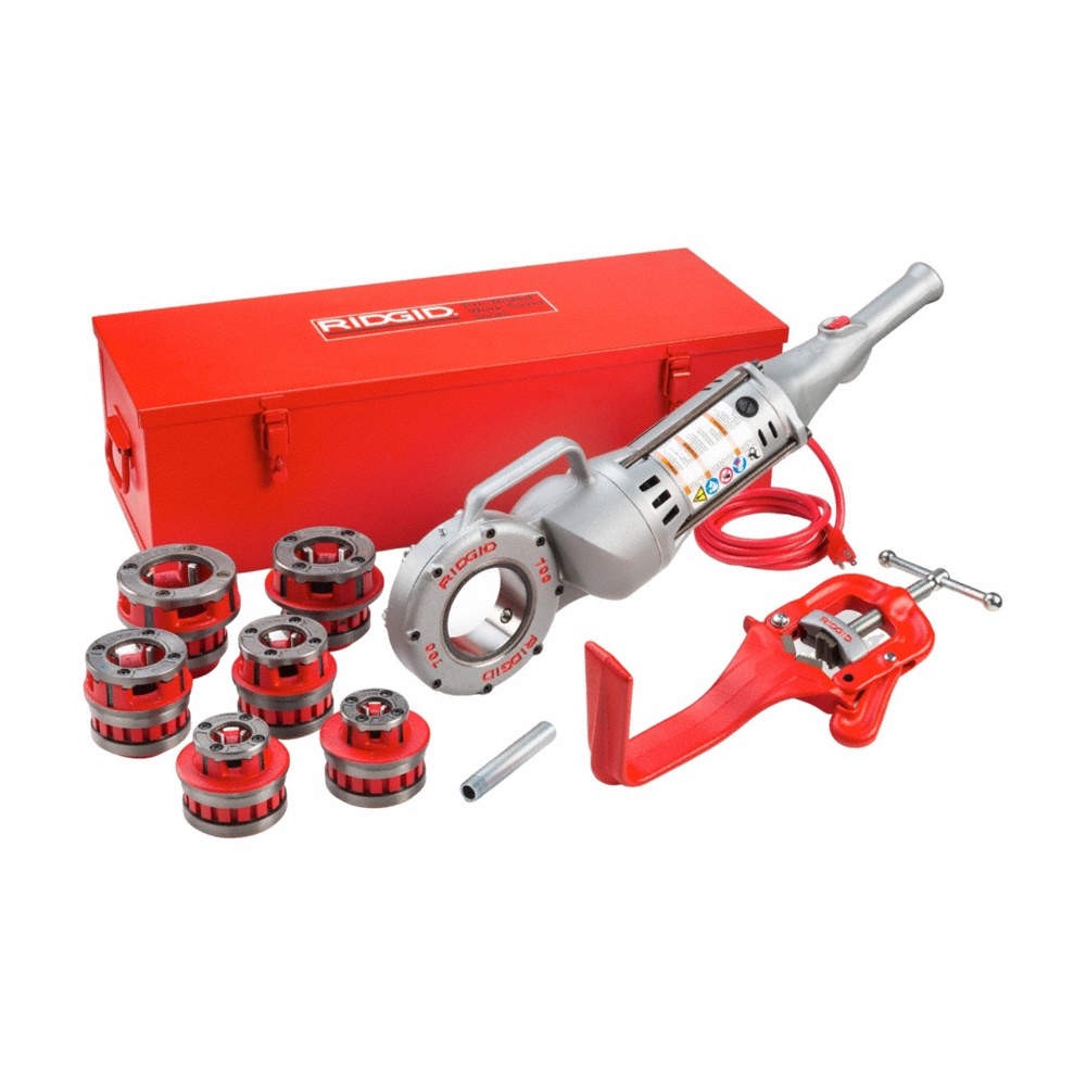 RIDGID 700 Portable Pipe Thrding Machine, L 28 in 52NZ16