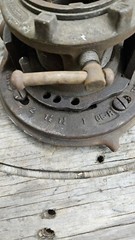 ANTIQUE RIDGID TOOL CO NO.65-R RIGID 1&Prime; TO 2&Prime; RATCHET PIPE THREADER