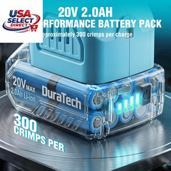 20V Brushless Copper Pipe Crimping Tool with 1/2&Prime;, 3/4&Prime;, 1&Prime; VUS Jaws