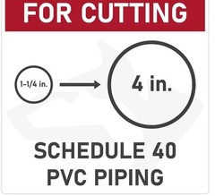 HUSKY Inside PVC Pipe Cutter for 1-1/4 in. & Larger Pipes, 80-525-111