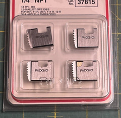 Unused Ridgid Threading Pipe Dies: 1/4 NPT 37815 RH for 0-R 00-R 11R 111 (6651)