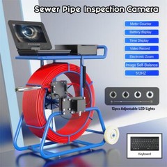 9mm in Thickness 50M cable Sewer Pipe Inspection Camera with 512hz Transmitter