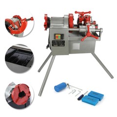 Electric Pipe Threader Machine 3 Legs 1/2&Prime;-2&Prime; Threading Cutter 750W