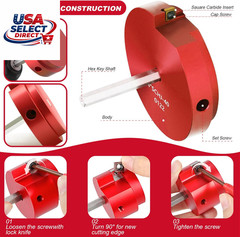 9-Piece PVC Pipe Reamer Kit for 1/2&Prime; Drills &ndash; 1/2&Prime; to 4&Prime; Sizes