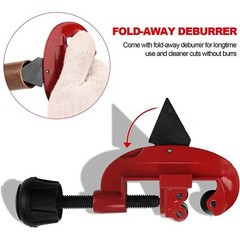 Pipe Tube Cutter 1/8&Prime; to 1-1/8&Prime; OD Copper Brass Aluminum PVC Plumbing HVAC Mini