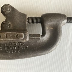 Vintage Rigid No. 2 Heavy Duty No. 1 & 2 Pipe Cutter Tool 1/8&Prime; To 2&Prime; USA 🇺🇸