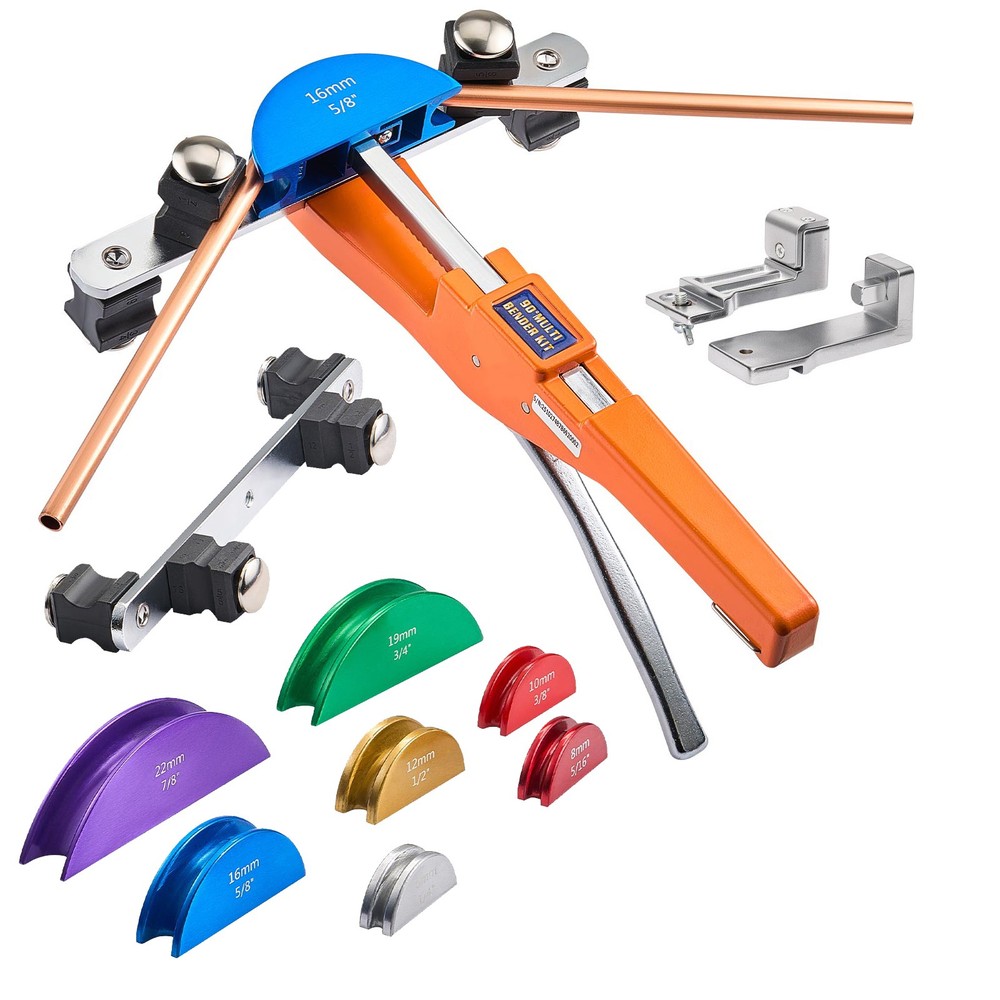 Uimoso Ratcheting Pipe Bender Kit for Aluminum Tubing with Forward and Reverse
