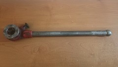 Ridgid 00-R Manual Ratchet Pipe Threader With 3/4&Prime; NPT Die Head Made In USA 1