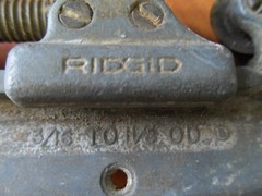 VINTAGE THE RIDGE TOOL CO. RIDGID NO. 00 3/16 TO 1 1/8&Prime; O.D PIPE CUTTER