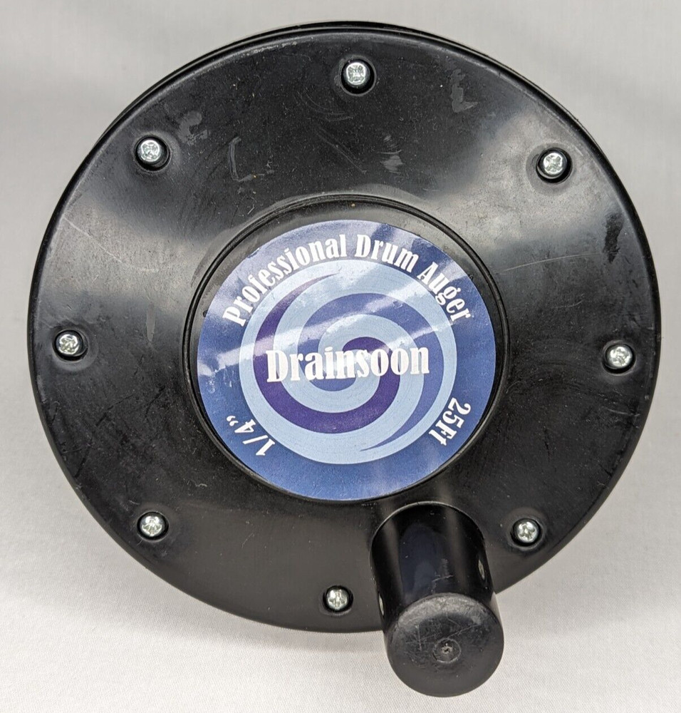 Drainsoon Pro Drum Auger 25 Ft 1/4&Prime;