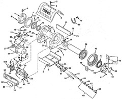 RIDGID 1224 Pipe Threader Top Motor Cover Instruction Decal 711 714 Die Head