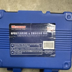 Westward 3CYU4 Flaring & Swaging Kit for 1/8, 3/16, 1/4, 5/16, 3/8 in Pipe