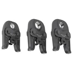 3 &ndash; Piece Pressing Jaws Set, 1/ 2&Prime;, 3/ 4&Prime;, 1&Prime; for Carbon Steel Pipes, with Case
