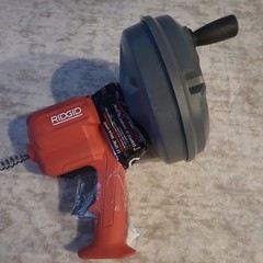 RIDGID 80168 EZ Spin&trade; Drain Snake for Tubs, Showers, and Sinks, Drain Cleaner