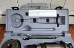 RIDGID 918 DRIVE & GROOVE ROLL SET WITH CASE 2-6 SCH 10-40-50-150 MM