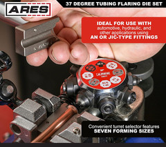 18077 &ndash; 37 Degree Professional Flare Die Set &ndash; for Use with Professional Brake L