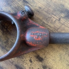Ridgid 12-R D-286 Pipe Threader Die Head Ratchet & Handle Excellent Condition