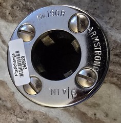 Armstrong USA Pipe Threader Die Head No. 190R SAE 3/4&rdquo; w/ Chrome Head 260528 20