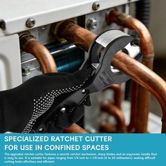 Ratcheting Tubing Cutter in Narrow Space,Copper Pipe Cutter,Pipe Cutters(1/4i&hellip;