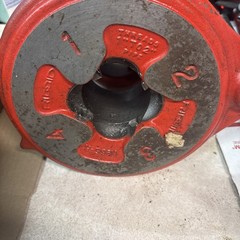 RIDGID No. 65R-TC Manual Receding Pipe Threader 1&Prime; to 2&Prime; USA [0004]
