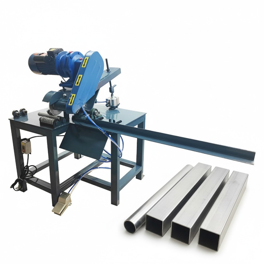220V 0.78-2.94in Pneumatic Pipe Cutting Machine Pipe Cutter Foot-Operated 1.5KW