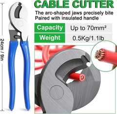 /Battery Cable Lug Crimping Tool Kit With 230PCS Battery Cable Ends AWG 8 6 4 2