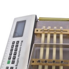 350W YS-100 Auto Heat-shrink Tube Cutting Machine PVC PE Cable Pipe Cutter 110V