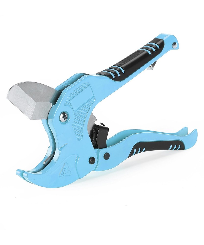 Bates- PVC Pipe Cutter, Cuts up to 1-1/4&Prime;, Sky Blue Ratcheting