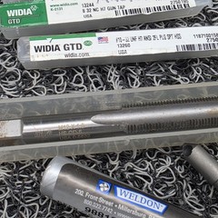 MRO Assorted Taps, Extractor, Pin, Sharpening Stone, Drills. Lot of 15