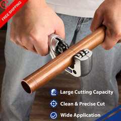 WORKPRO 3 Pieces Tubing Cutter Set &ndash; Pipe with 1/8&rdquo;-1-1/4&rdquo; Cutting&hellip;