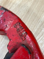 Reed LCRC12 Low Clearance Hinged Rotary Pipe Cutter 10-12 10-14 Cast Iron