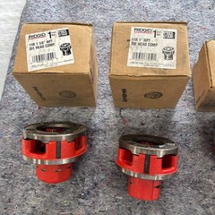 Ridgid 12-R Pipe Threader Die Head Set 12R Threading Dies 1 1/4&rdquo; &ndash; 1/4&rdquo;