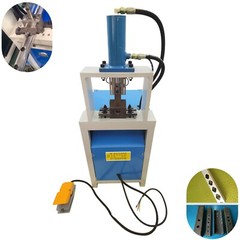 Hydraulic Square Round Pipe Hole Punching Pipe Arc Cutting Machine 220V