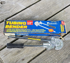 Pittsburgh 1/2 Tubing Bender for Copper Brass Aluminum Model 40556